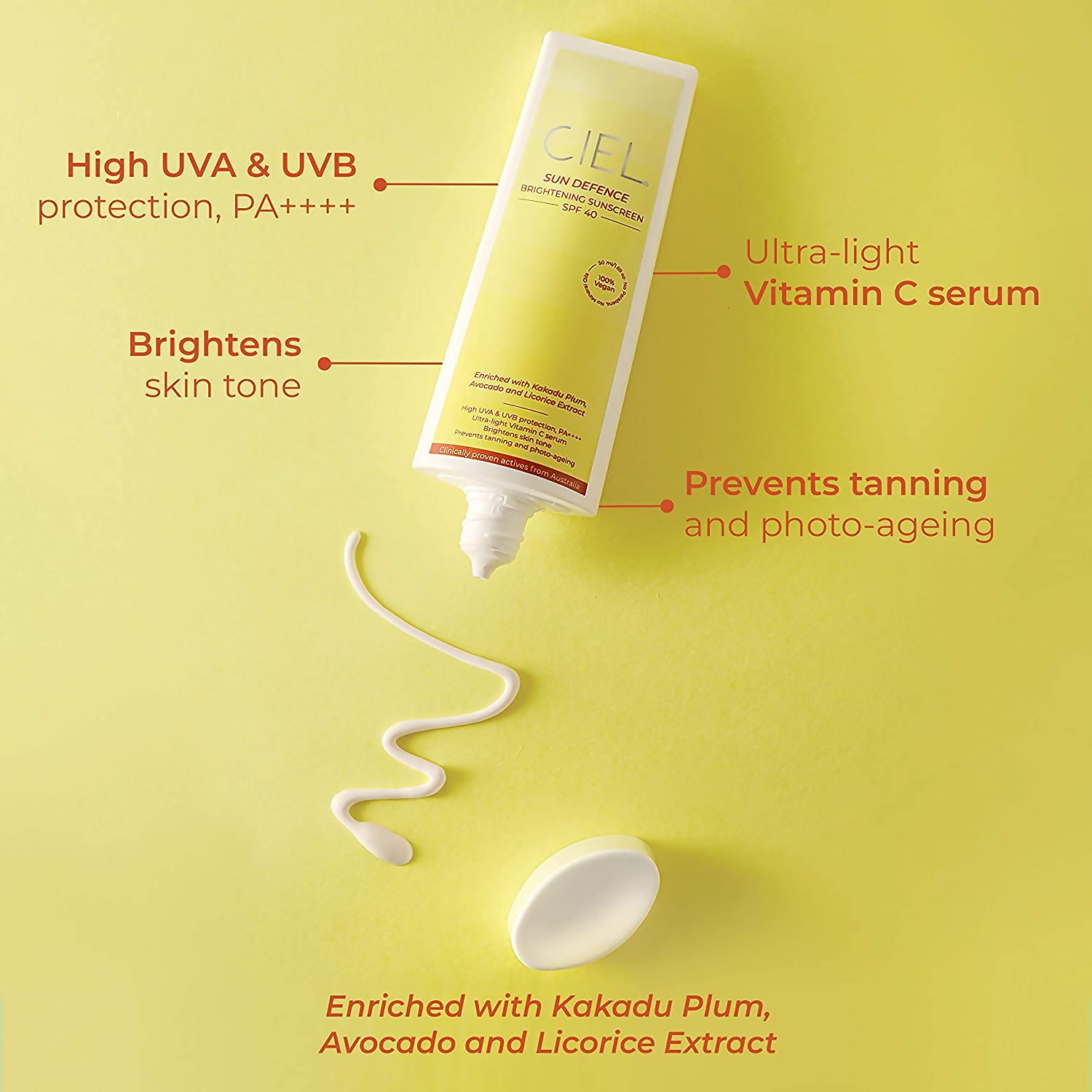 Ciel Sun Defence Brightening Sunscreen SPF 40