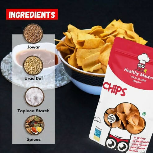 Healthy Master Baked Jowar Chips with All Natural Ingredients - Grab2buy