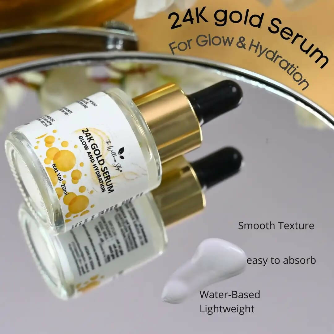 The Wellness Shop 24k Gold Serum for Glow and Hydration  Grab2Buy The Wellness Shop Grab2Buy