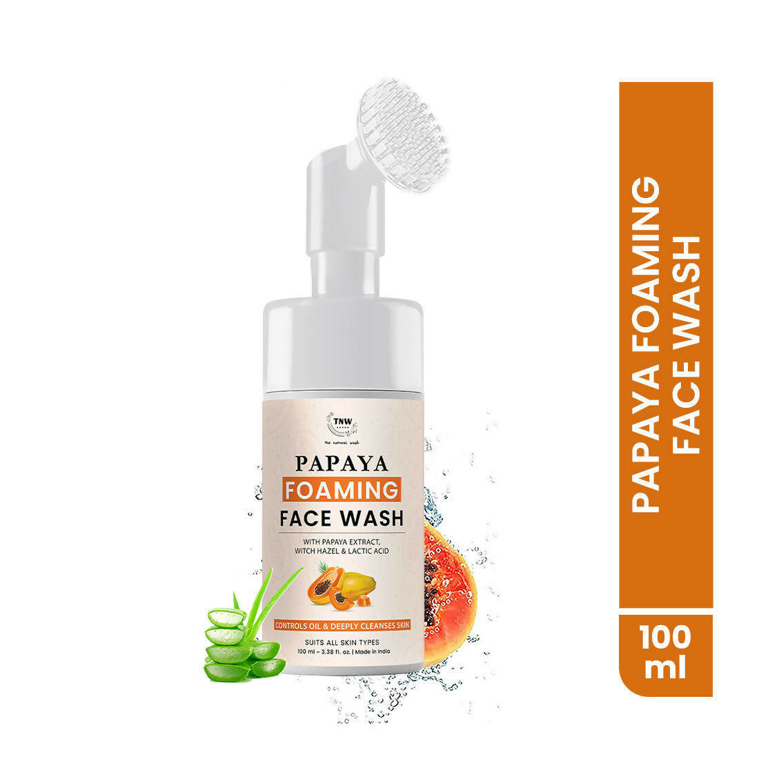 The Natural Wash Papaya Foaming Face Wash  Grab2Buy The Natural Wash Grab2Buy