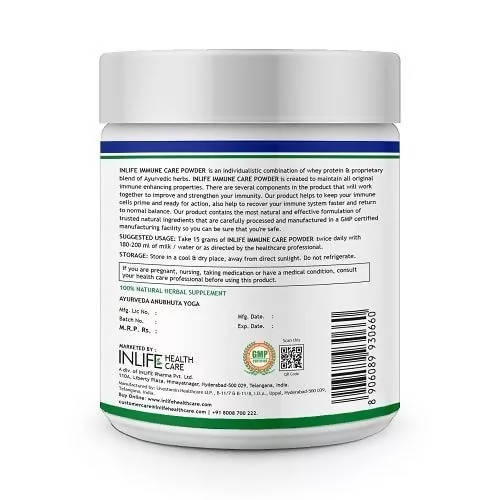 Inlife Immune Care Powder Vanilla Flavour 