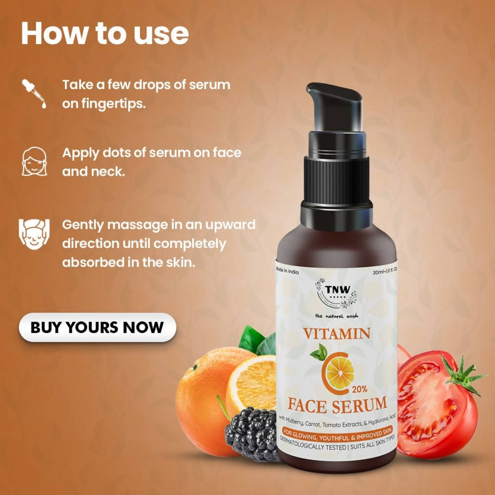 The Natural Wash Vitamin C 20 % Face Serum  Grab2Buy The Natural Wash Grab2Buy