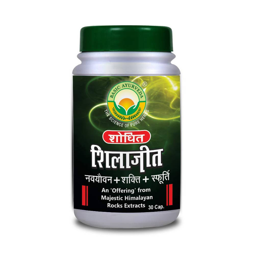 Basic Ayurveda Shodhita Sj Capsules - Limited Time Offer Genie India