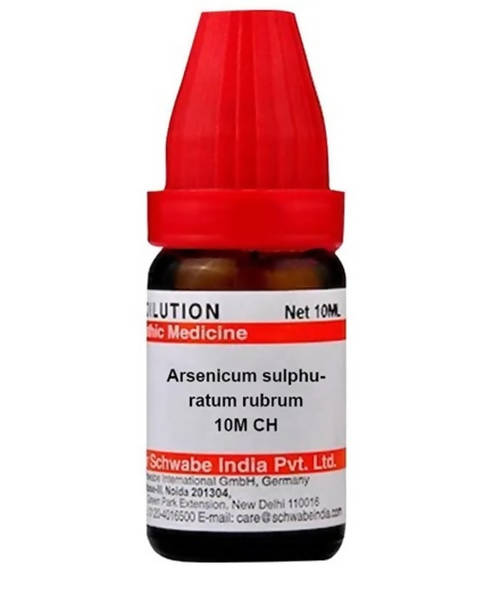 Dr. Willmar Schwabe India Arsenicum Sulphuratum Rubrum Dilution 