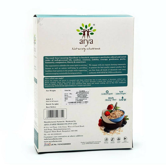 Arya Farm Organic Rolled Oats - Grab2buy