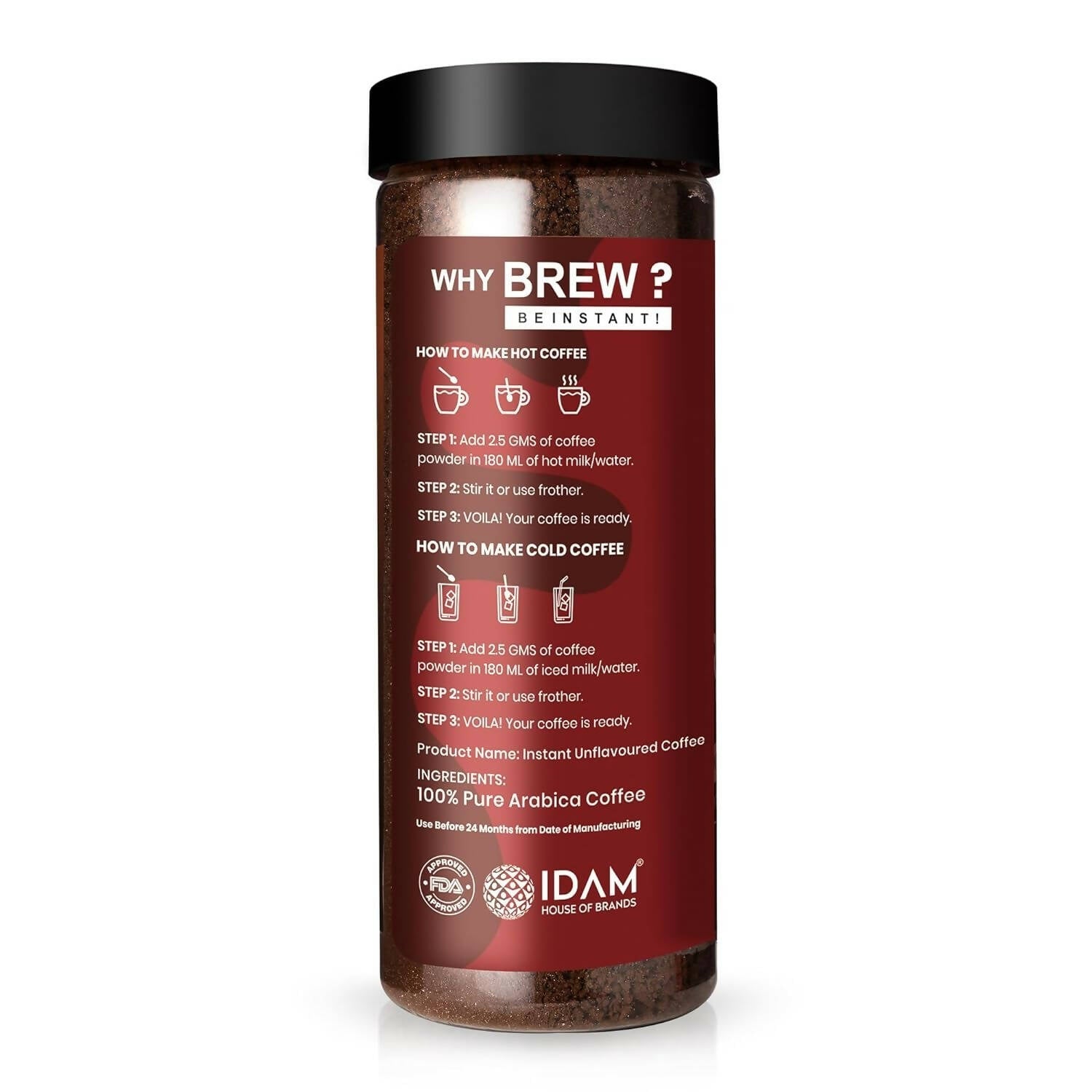 Bevzilla Chocolate & Mocha Coffee Powder 100% Pure Arabica 