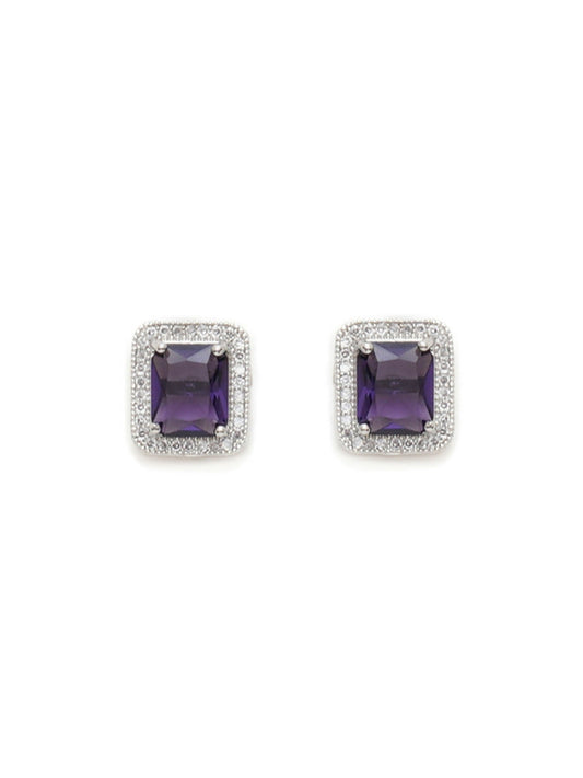 stone stud (purple) - Ruby Raang - Grab2buy