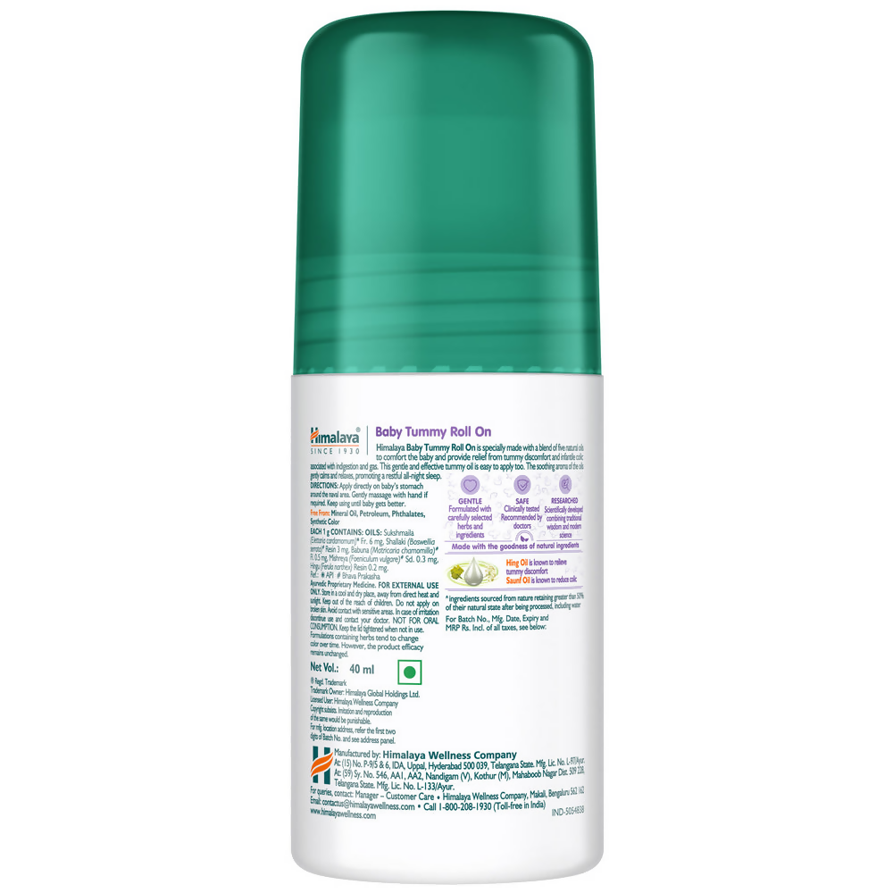 Himalaya Herbals Baby Tummy Roll On - Distacart