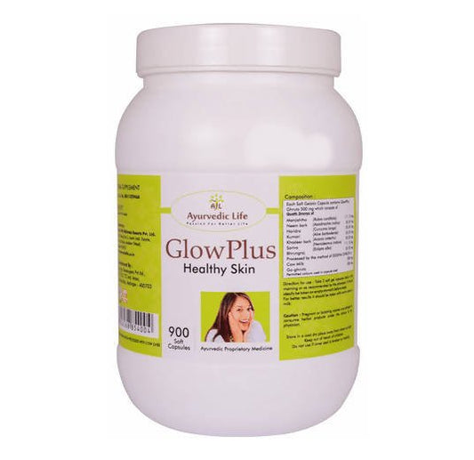 Ayurvedic Life Glow Plus Healthy Skin Capsules - Grab2buy