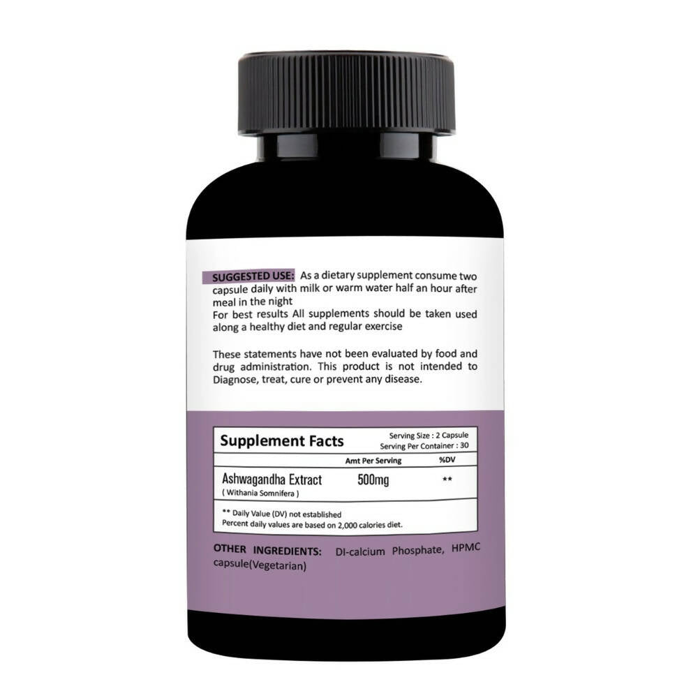 Nutracology Ashwagandha Tablets For Stamina Energy and Strength 
