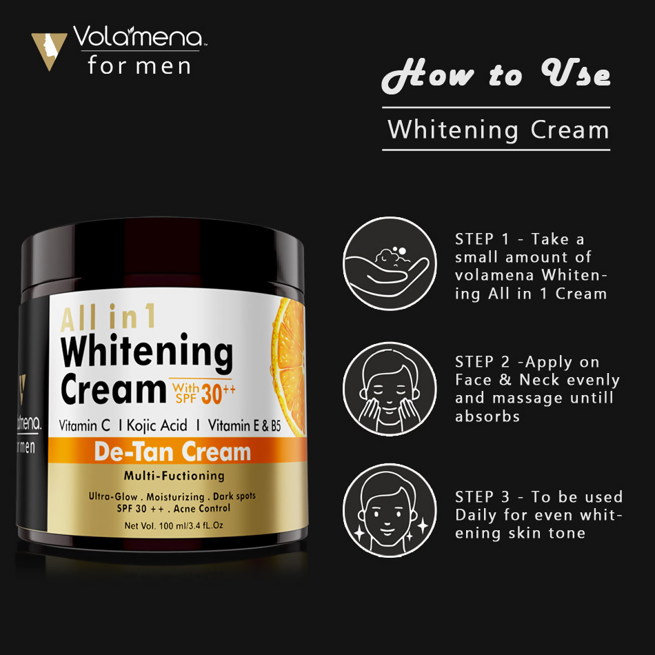 Volamena Men’s All in 1 Whitening Cream with SPF 30 ++  Grab2Buy Volamena Grab2Buy