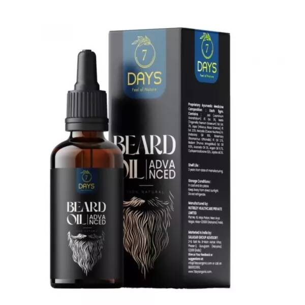 7 Days Advanced Beard & Hair Growth Oil 