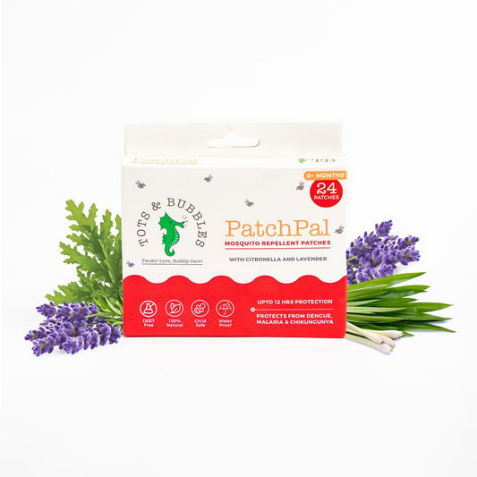 Tots And Bubbles Patchpal Natural Mosquito Repellant Patches For Babies 