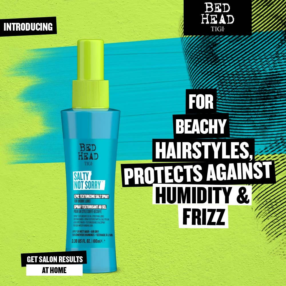 TIGI Bed Head Salty Not Sorry Texturizing Sea Salt Hair Spray For Hair Styling  Grab2Buy TIGI Grab2Buy