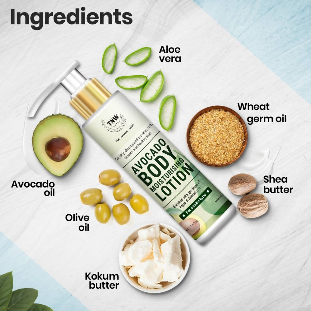 The Natural Wash Avocado Body Moisturising Lotion  Grab2Buy The Natural Wash Grab2Buy