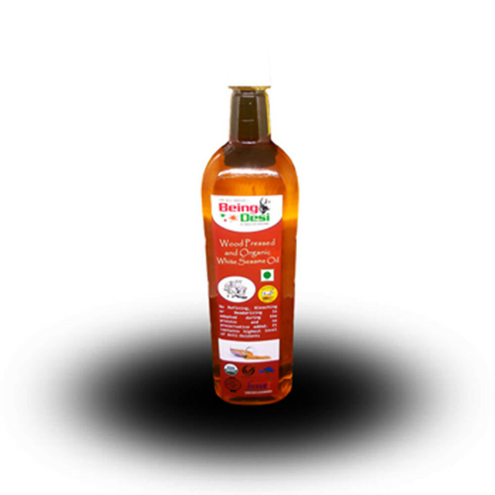 Being Desi Organic Wood pressed White Sesame Oil 