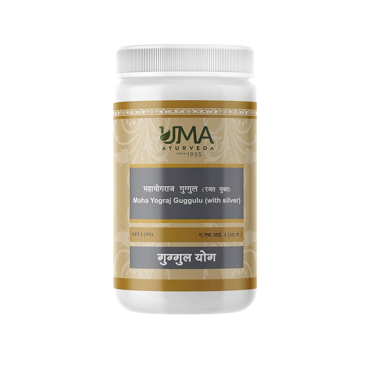 Uma Ayurveda Mahayograj Guggulu (With Silver) 
