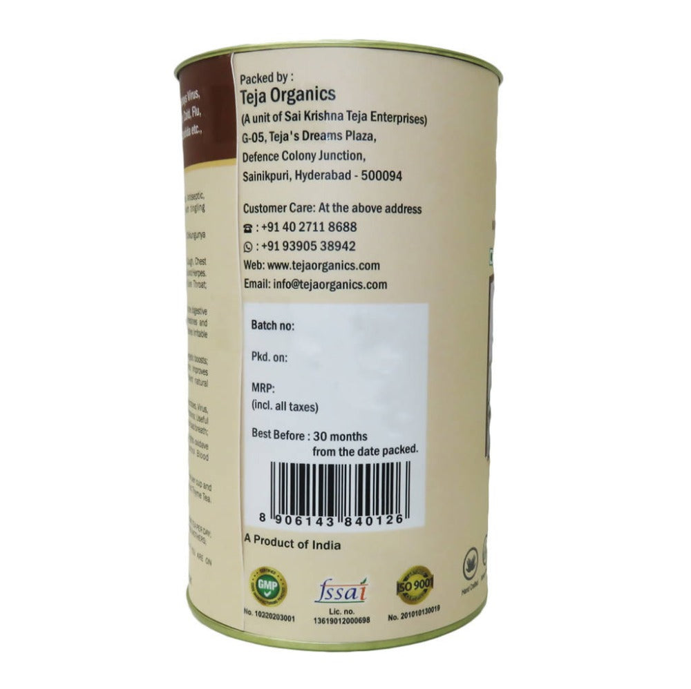 Teja Organics Thyme Tea  Grab2Buy Teja Organics Grab2Buy