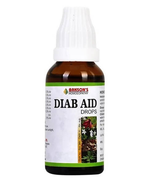 Bakson's Homeopathy Diab Aid Drops 
