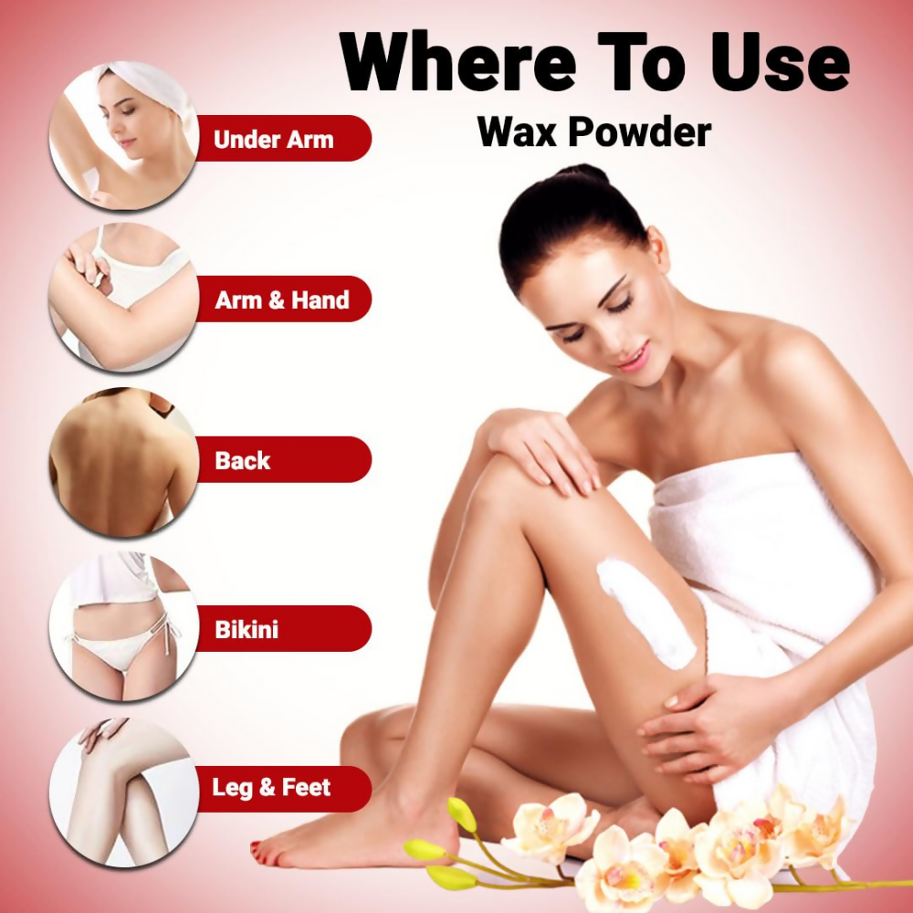 VedicAyurveda Herbal Wax Powder - Rose  Grab2Buy VedicAyurveda Grab2Buy