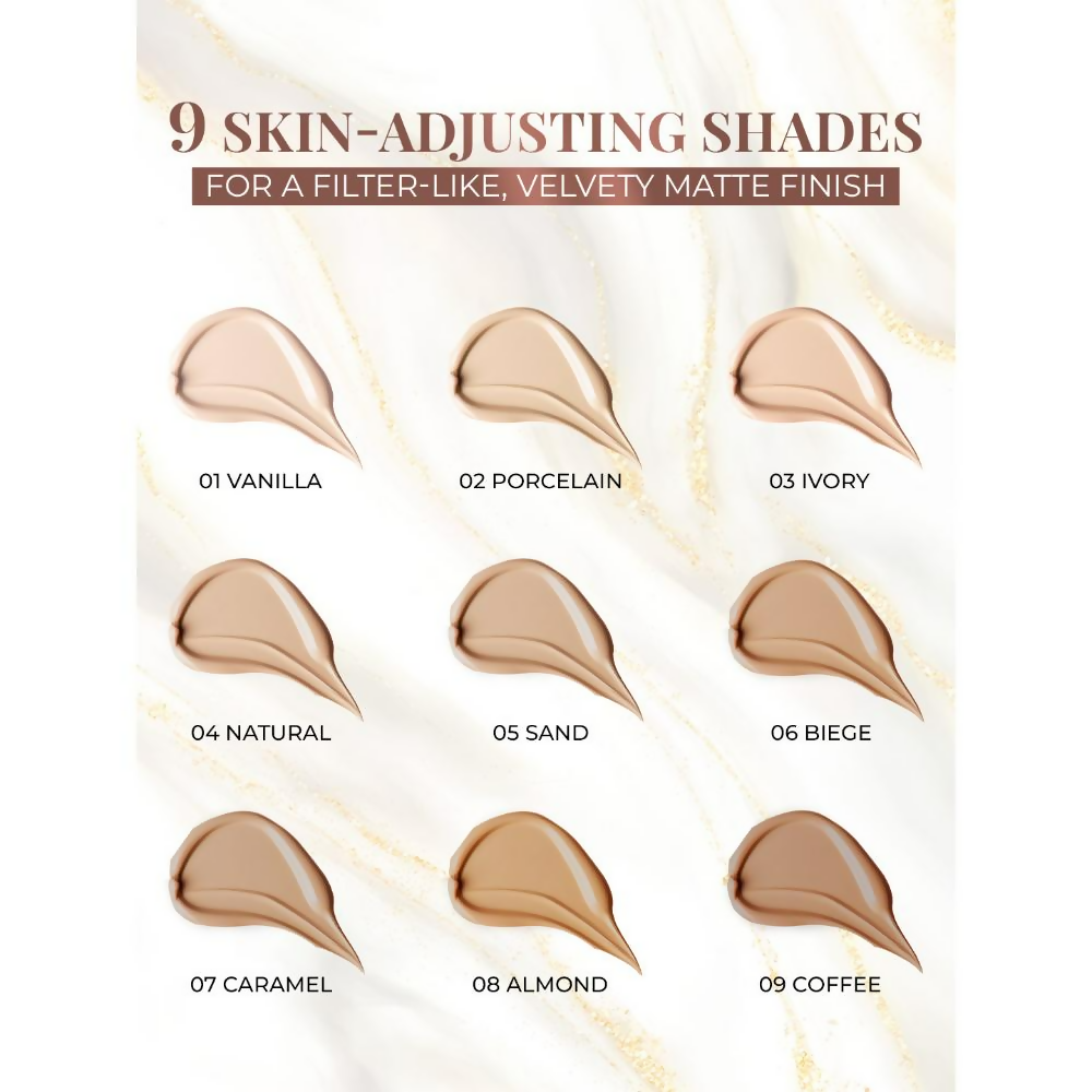 Just Herbs Full Cover Natural Filter Finish Concealer - Almond