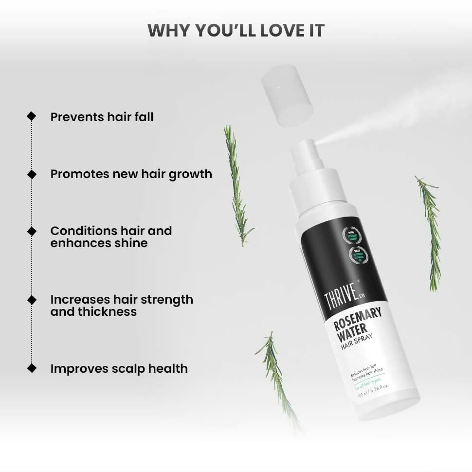ThriveCo Rosemary Water Hair Spray For Hair Growth 