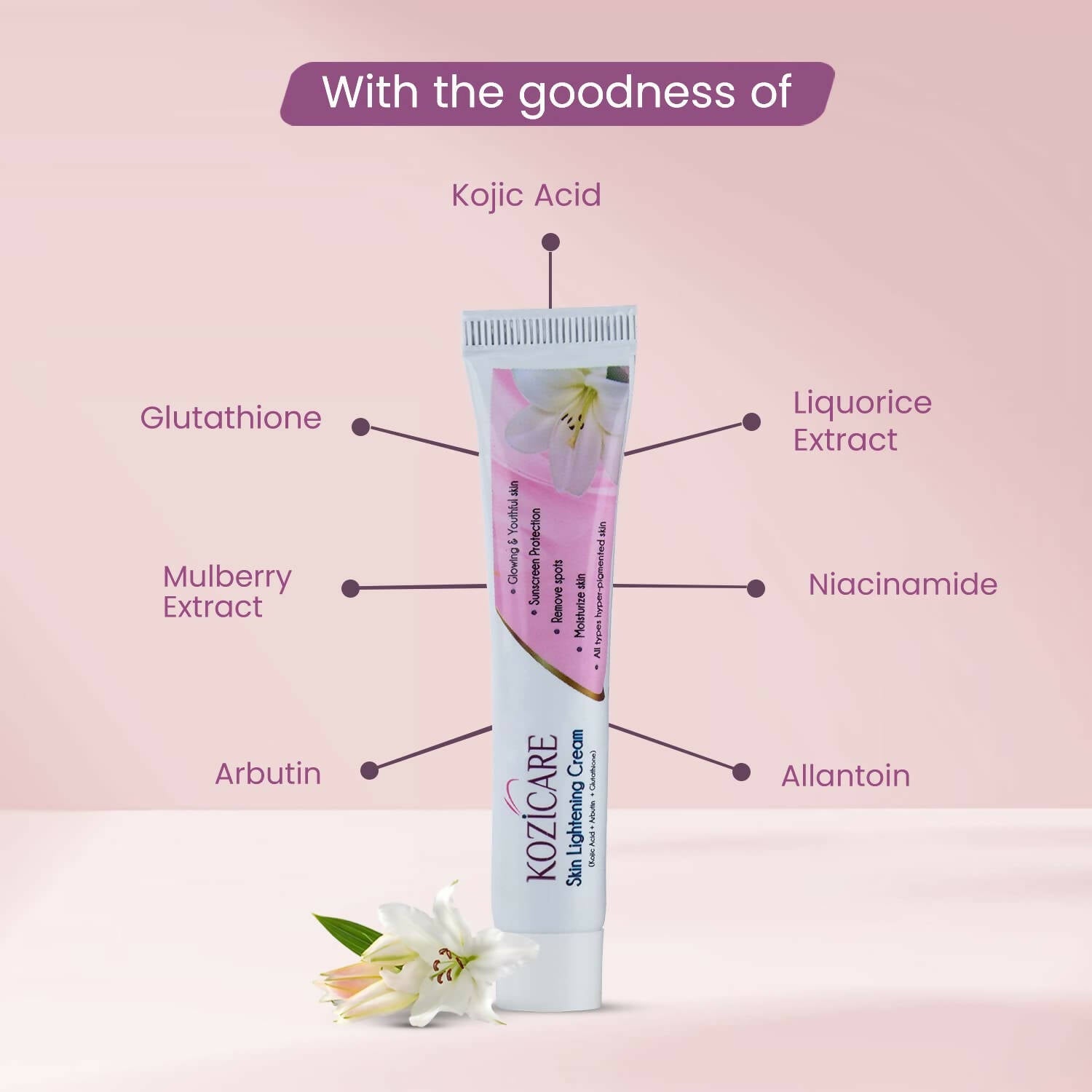 Healthvit Kozicare Skin Lightening Cream - Grab2buy