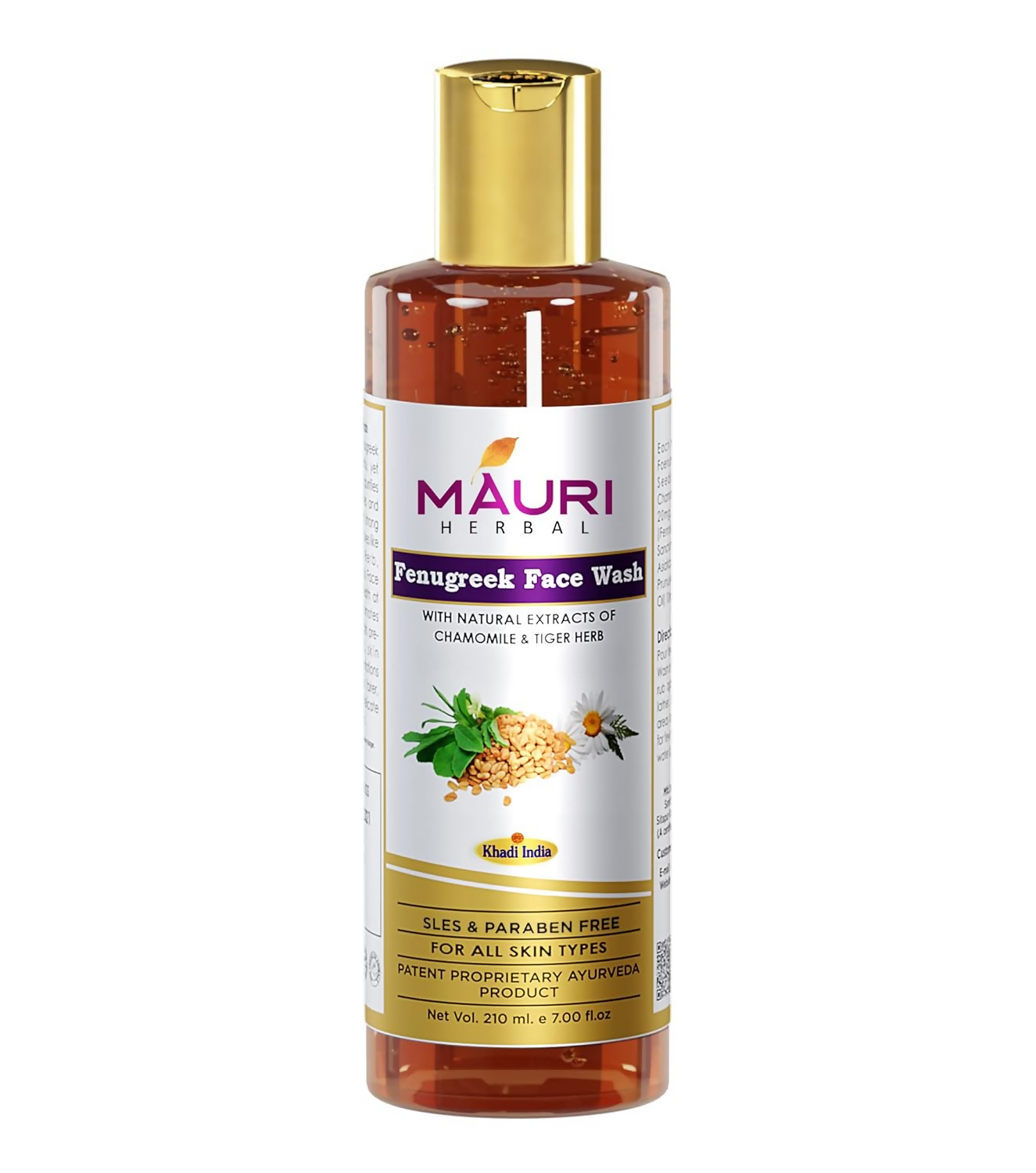 Khadi Mauri Herbal Fenugreek (Methi) Face Wash 