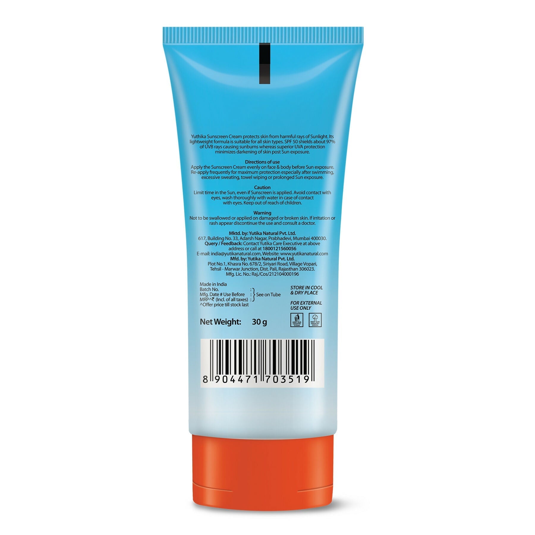 Yuthika Sunscreen Lotion SPF 50 PA+++  Grab2Buy Yuthika Grab2Buy