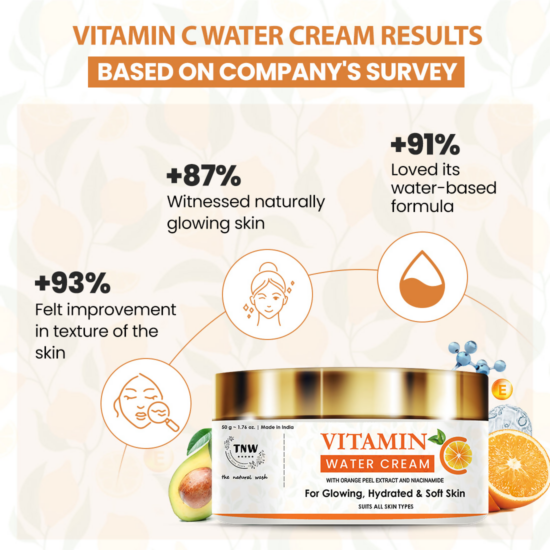 The Natural Wash Vitamin C Water Cream For Hydrated Skin  Grab2Buy The Natural Wash Grab2Buy