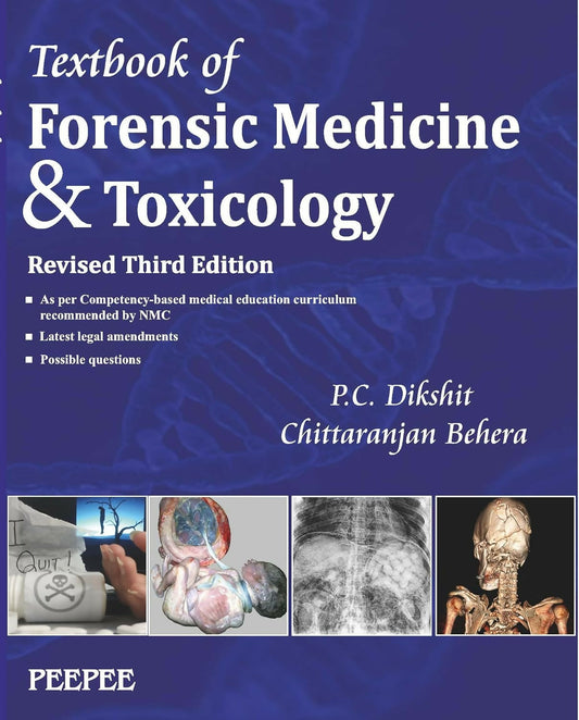 Textbook Of Forensic Medicine & Toxicology 3E-PC Dikshit  Grab2Buy Peepee Publishers Grab2Buy