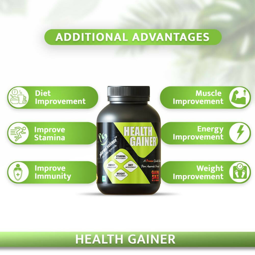 Pharma Science Weight Gainer Supplement Powder for Men and Women 