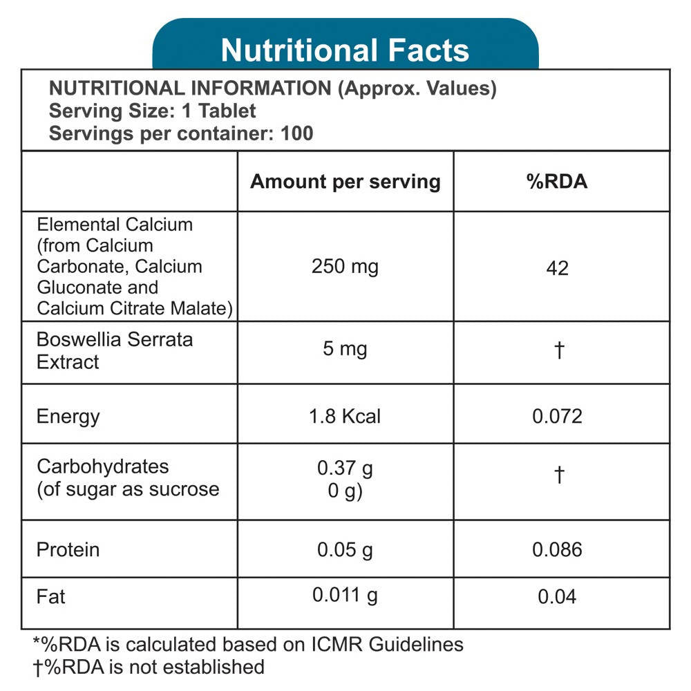NLife Triple Source Calcium Tablets 
