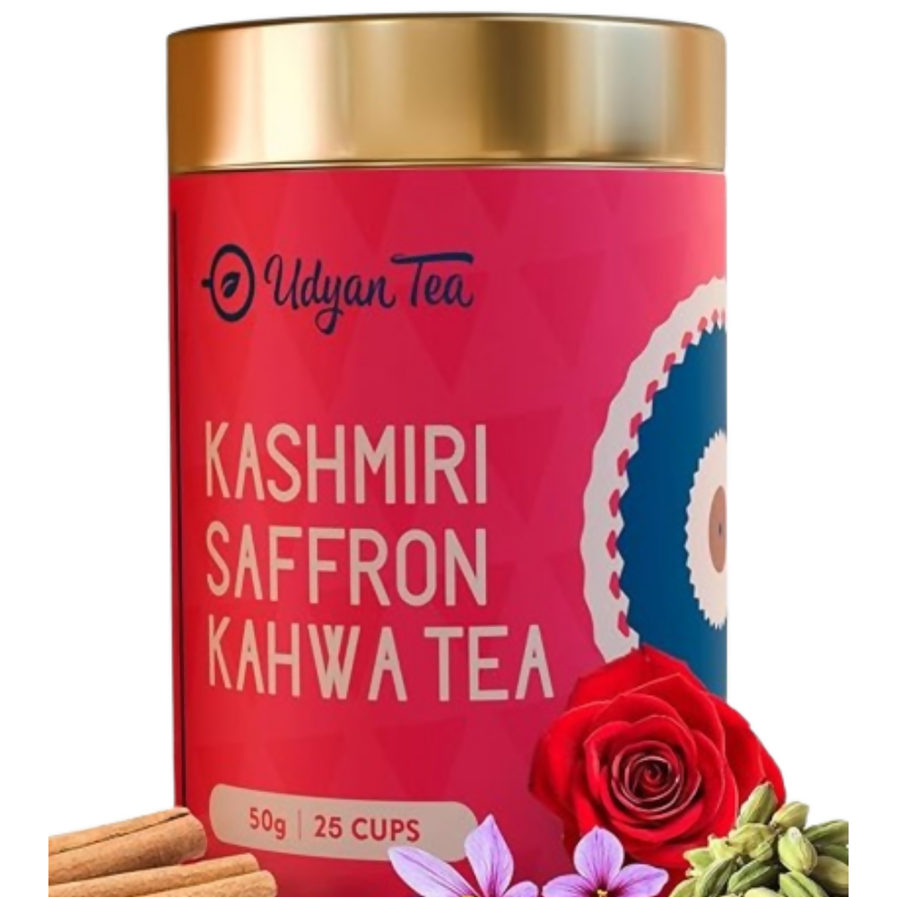 Udyan Tea Kashmiri Saffron Kahwa Green Tea  Grab2Buy Udyan Tea Grab2Buy