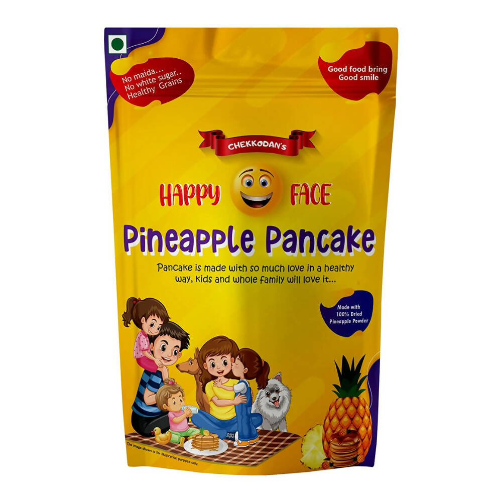 Happy Face Ready to Eat Pancake Powder For Kids with No Preservative & Gluten Free