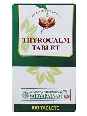 Vaidyaratnam Thyrocalm Tablet 