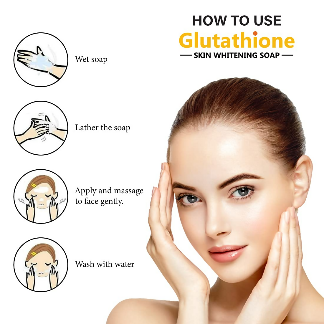 LA Organo Glutathione Calendula Skin Whitening Soap | Swadesiicart