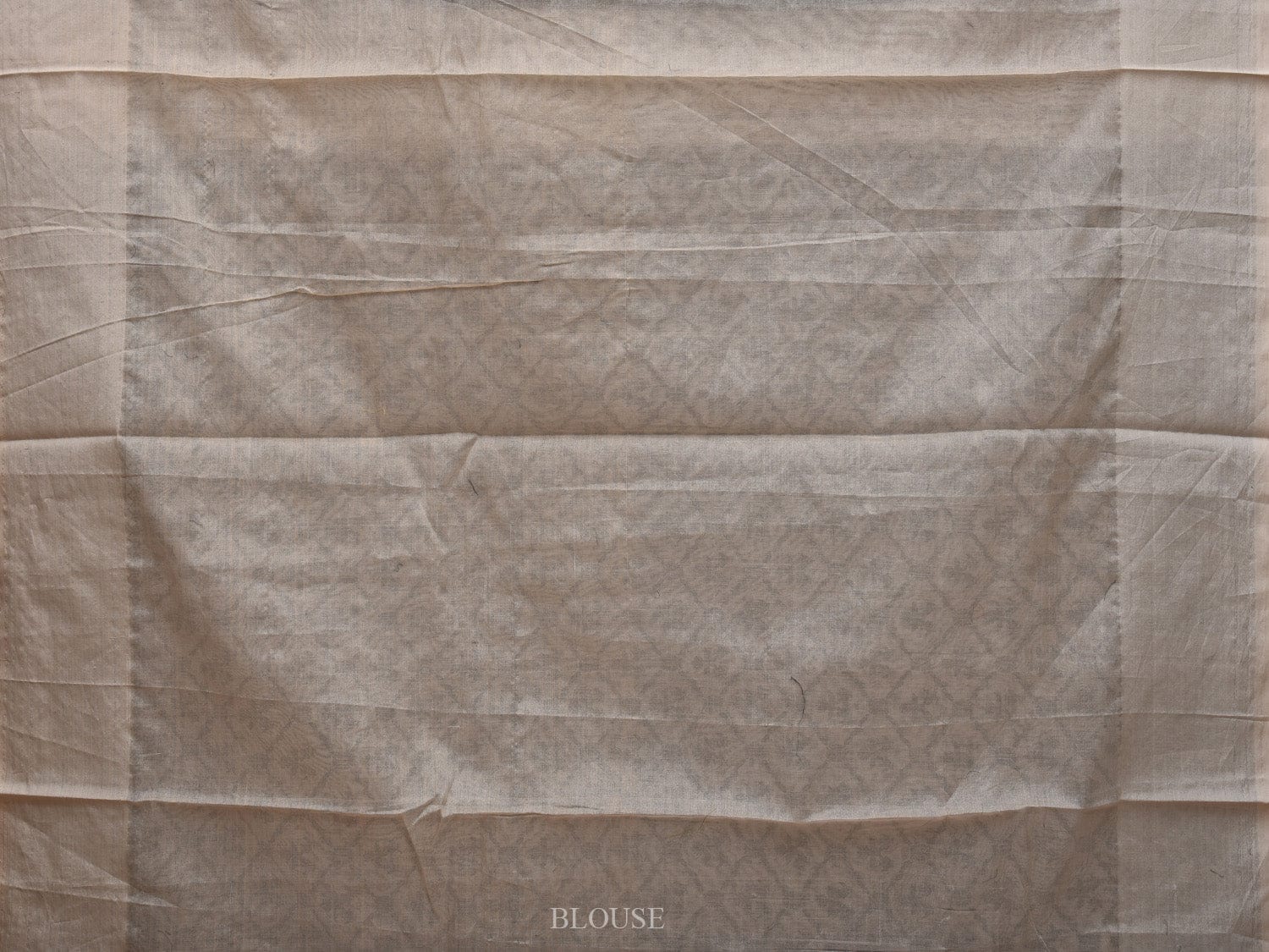 White Cut Work Cotton Handloom Grab2Buy with All Over Jamdani Style Design - Global Threads 
