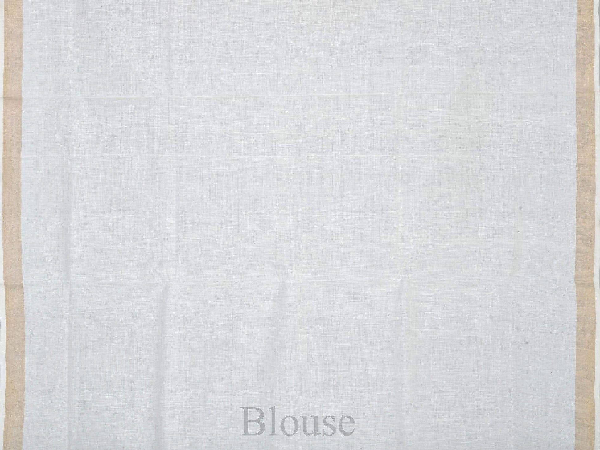 White Khadi Cotton Handloom Grab2Buy with Pallu Design - Global Threads 