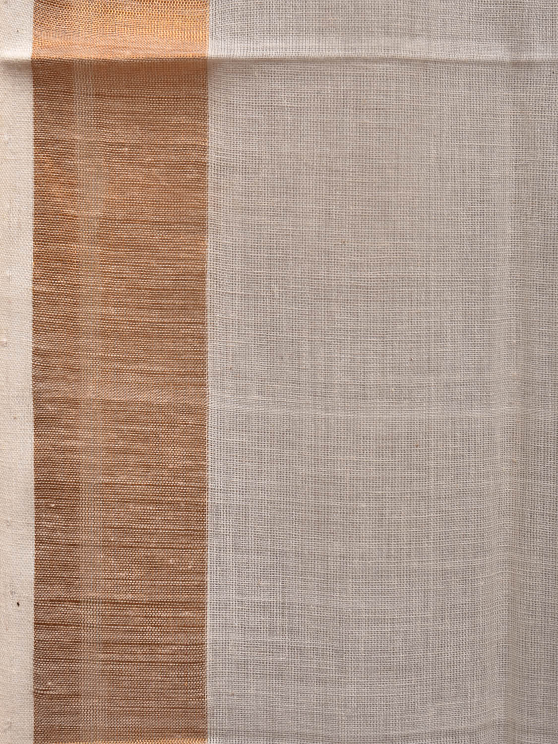 White Khadi Cotton Handloom Grab2Buy with Parrots Pallu Design - Global Threads 