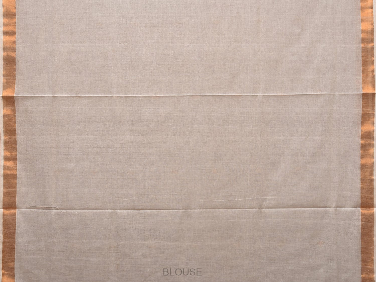 White Khadi Cotton Handloom Grab2Buy with Parrots Pallu Design - Global Threads 