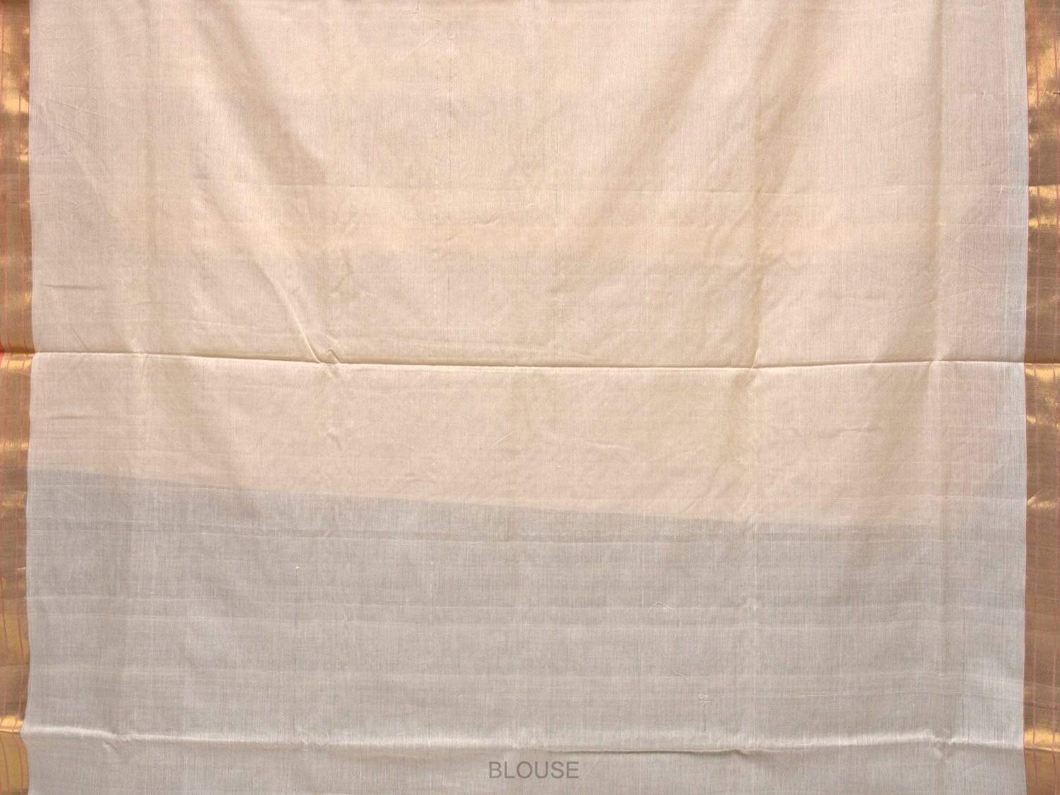 White Uppada Cotton Handloom Grab2Buy with Mango Design Pallu - Global Threads 