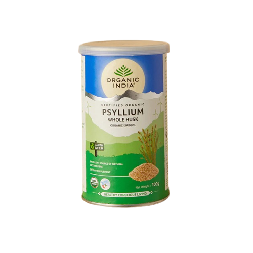 Organic India Psyllium Whole Husk | Certified Organic Isabgol for Digestive Health & Regularity 