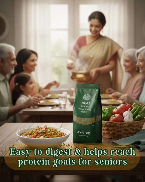 IKAI Organic Whole Moong (Green Gram) 