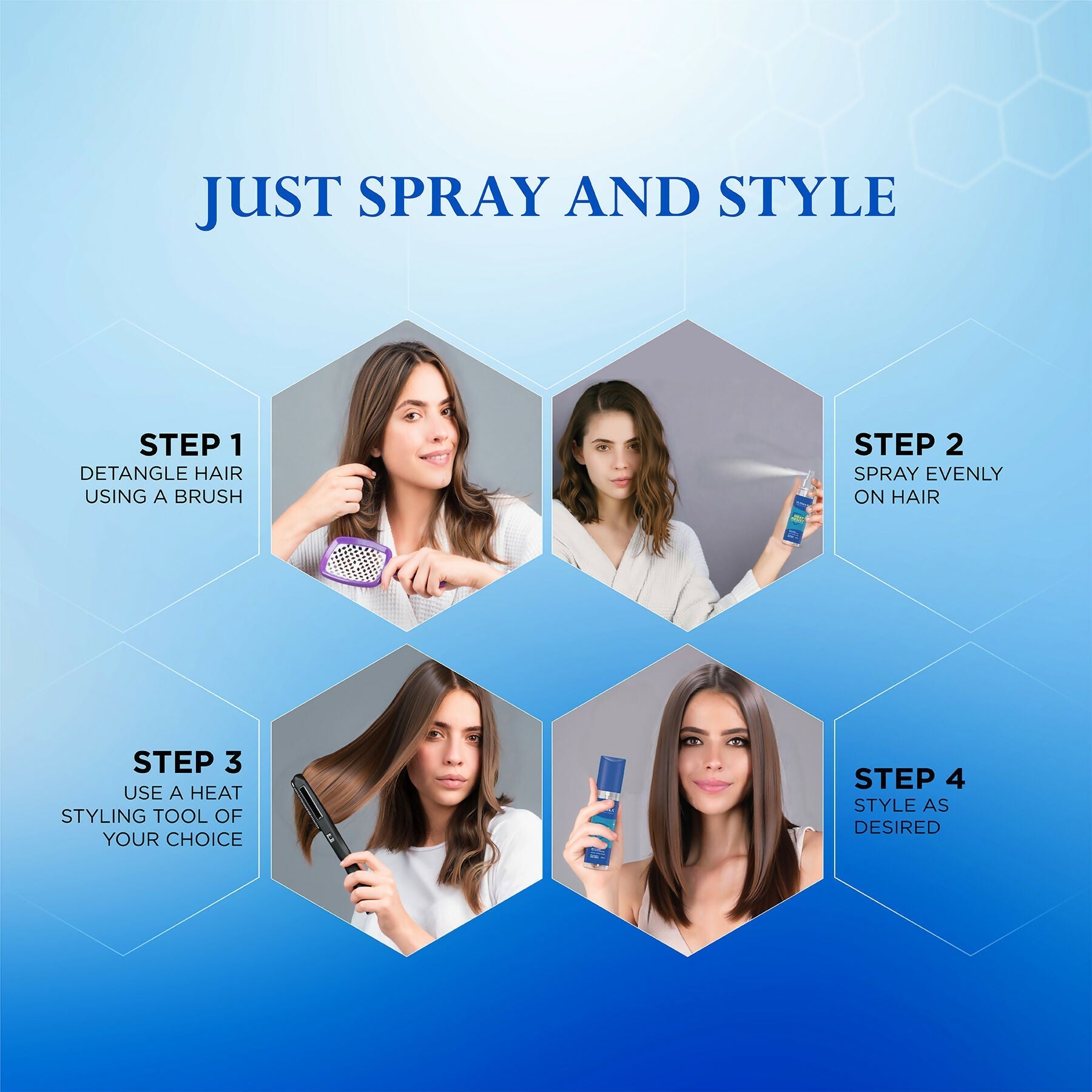 Yuthika Professional Heat Protection Spray  Grab2Buy Yuthika Grab2Buy