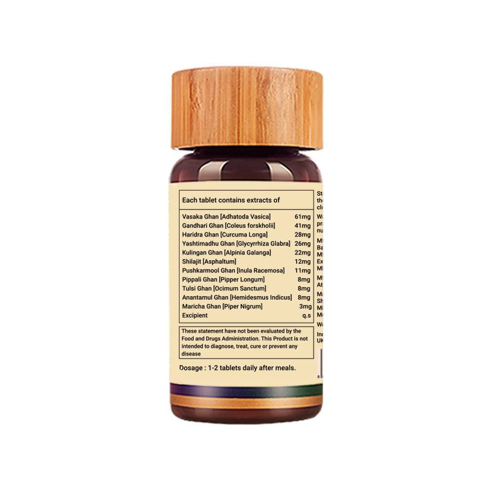 Biogetica Aerosolve - Respiratory Support, 80 Tablets  Grab2Buy Biogetica Grab2Buy