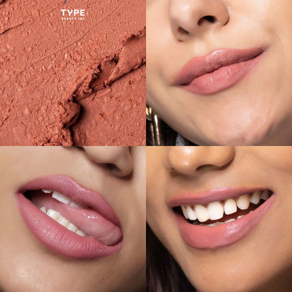 Type Beauty Cream Matte Lipstick For Pigmented Lips - 504 Obsession  Grab2Buy Type Beauty Grab2Buy