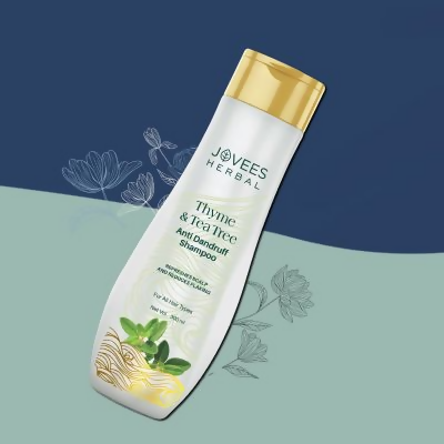 Jovees Thyme & Tea Tree Anti Dandruff Shampoo For All Hair Types 