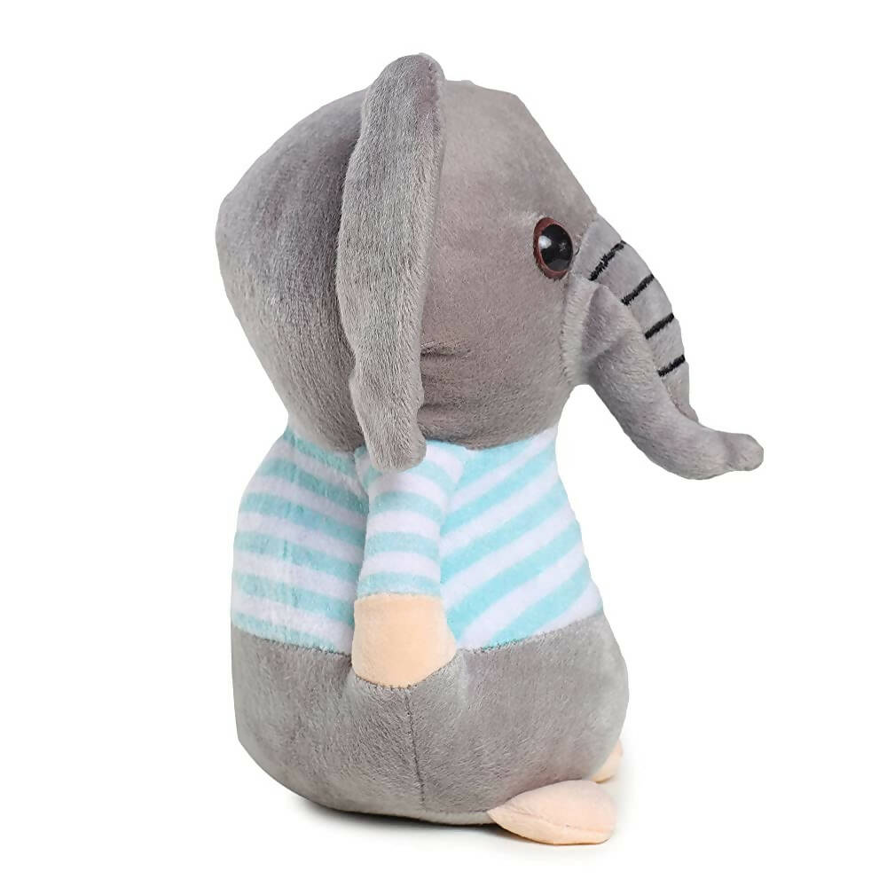 Webby Soft Animal Plush Elephant Toy 20cm-Blue  Grab2Buy Webby Grab2Buy