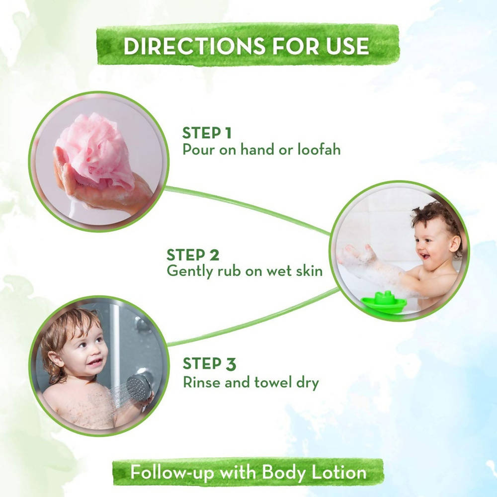 Mamaearth Agent Apple Body Wash for Kids with Apple & Oat Protein - Limited Time Offer 